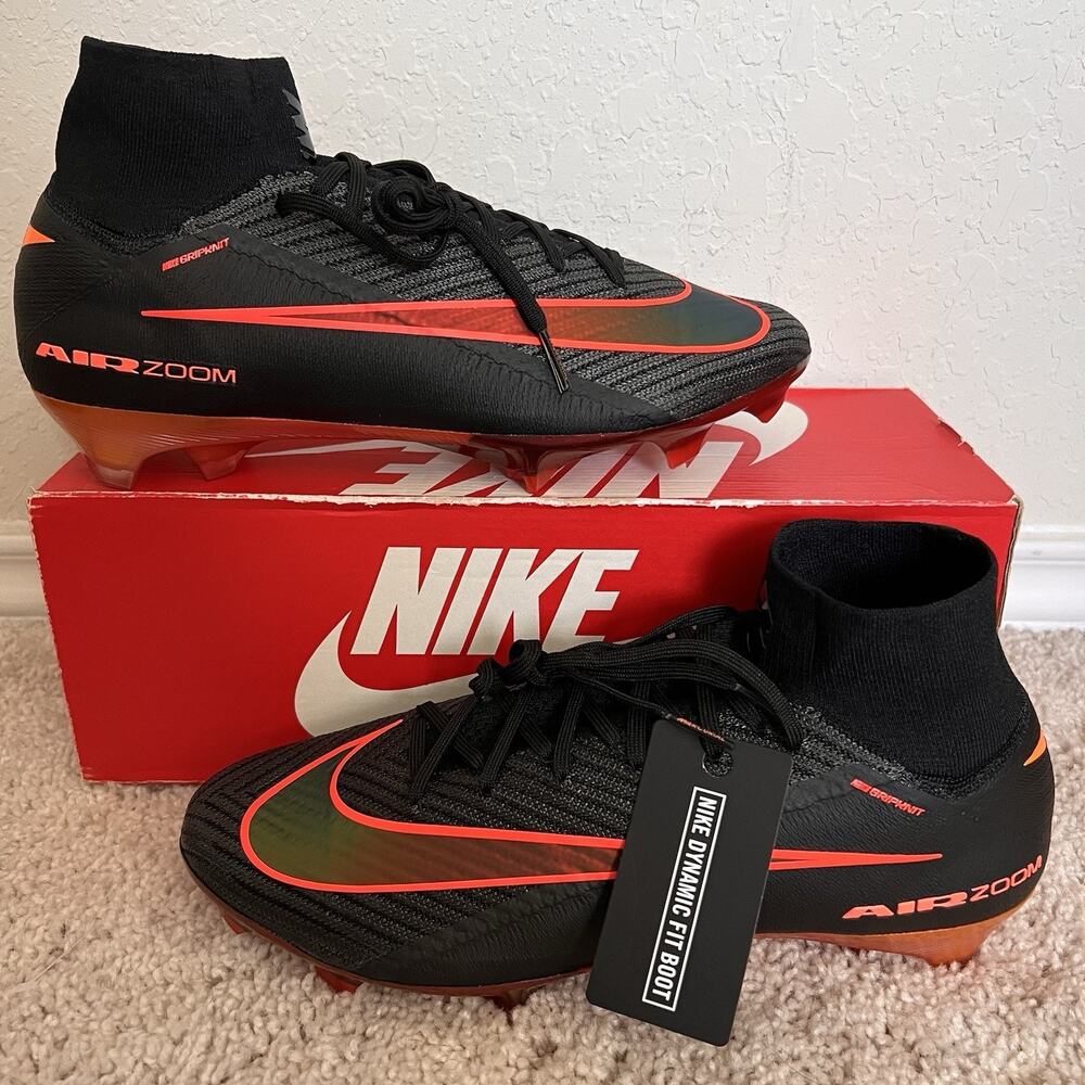 Nike Zoom Mercurial Superfly 10 Elite FG LV8 Soccer Cleats IF4100-088 Size 9 New